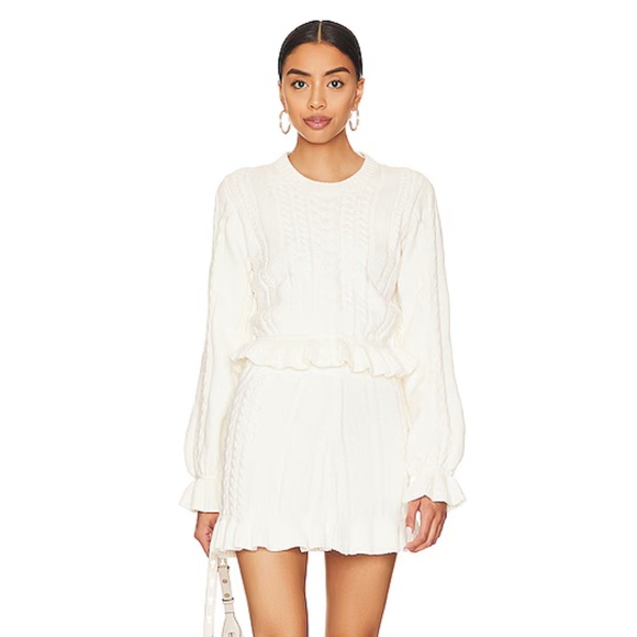 Show Me Your Mumu Ridley Ruffle Sweater and Skirt - Picture 1 of 5